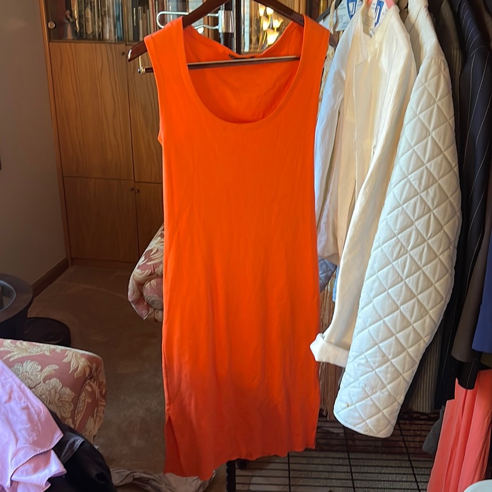 Vintage Ralph Lauren Orange dress size Small